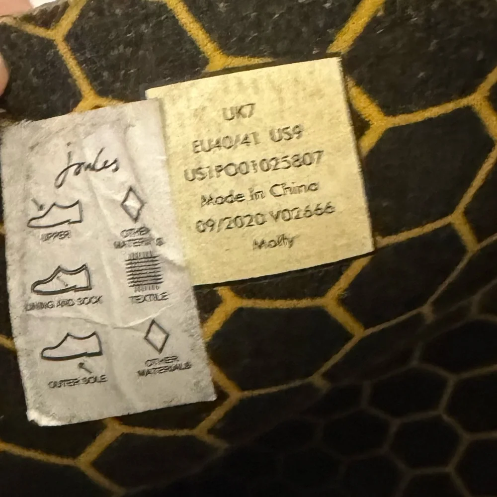 Joules Navy Bee Patterned Rain Boots - Picture 5 of 6